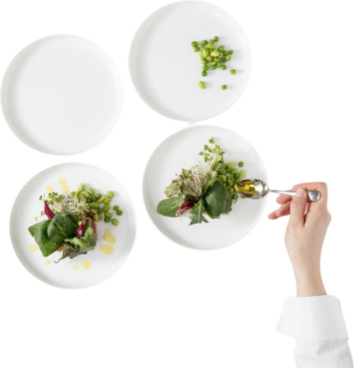 Fortessa - 8" Modern Coupe Salad Plate, Pack of 4 - FFD-MC-800