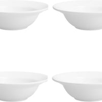 Fortessa - 8 Oz Andromeda Rimmed Cereal Bowl, Pack of 4 - HBW-00-212