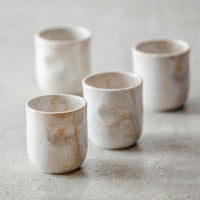 Fortessa - 8 Oz Estela White Coffee Cup, Pack of 4 (Collection No 2) - CT.2.WH.ESTE.08