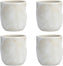 Fortessa - 8 Oz Estela White Coffee Cup, Pack of 4 (Collection No 2) - CT.2.WH.ESTE.08