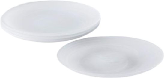 Fortessa - 8.25" La Jolla White Salad/Dessert Plate, Pack of 4 - 2600.WHITE.02