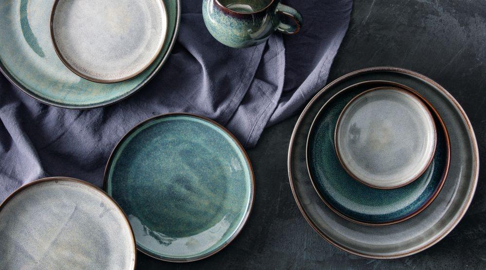 Fortessa - 8.3" Northern Lights STN Aurora Blue Plates, Pack of 4 - STN.1100.03