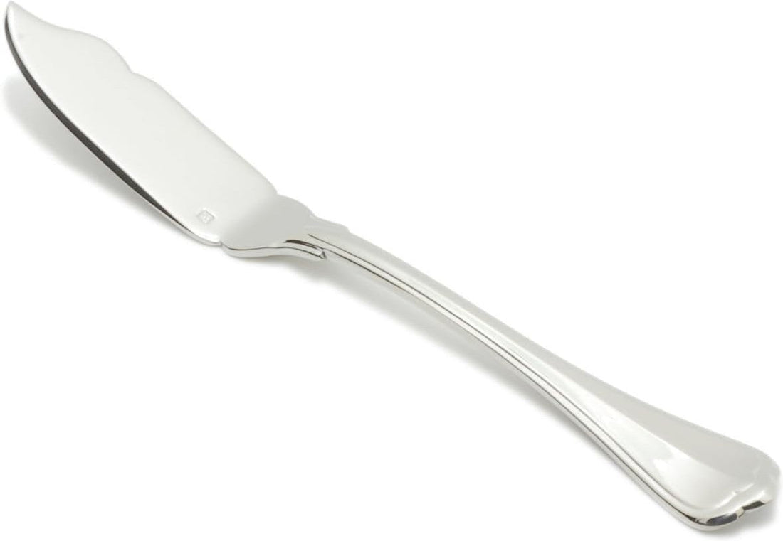 Fortessa - 8.3" Stainless Steel San Marco Fish Knife, Pack of 12 - 1.5.190.00.032