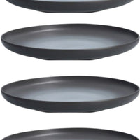 Fortessa - 8.5" Hugo Charcoal Coupe Plate, Pack of 4 (Collection No 1) - CT.0212.23