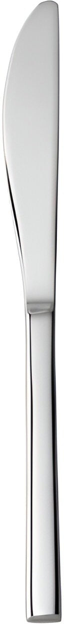 Fortessa - 8.75" Arezzo Stainless Steel Solid Handle Table Knives, Pack of 12 - 1.5.165.00.005
