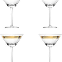 Fortessa - 8.9 Oz Gloria Martini Clear Glass, Pack of 4 - GLORIA.CL.05