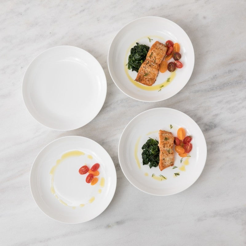 Fortessa - 9" Modern Coupe Pasta Bowl, Pack of 4 - FFD-MC-802