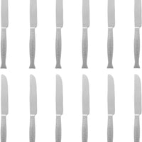 Fortessa - 9.3" Stainless Steel Siren Table Knife, Pack of 12 - DVMETD800005