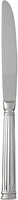 Fortessa - 9.6" Doria Stainless Steel Table Knives, Pack of 12 - 1.5.131.00.005