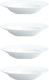 Fortessa - Amanda 16 Oz White Embossed Pasta Bowl, Pack of 24 - 7000.FFD.15N