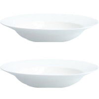 Fortessa - Amanda 16 Oz White Embossed Pasta Bowl, Pack of 4 - 7000.FFD.15N