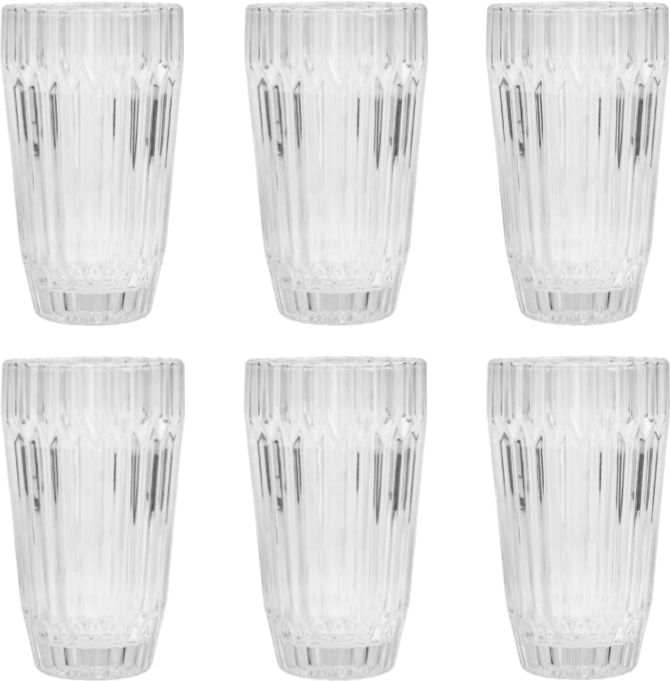 Fortessa - Archie Clear 14.8 Oz Iced Beverage Glass, Pack of 6 - ARCHIE.CL.03