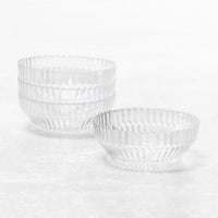 Fortessa - Archie Clear 22.8 Oz Cereal Bowl, Pack of 4 - ARCHIE.CL.07
