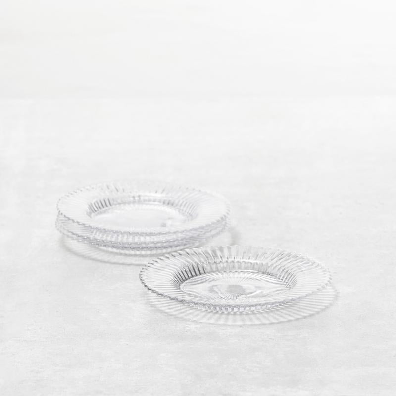 Fortessa - Archie Clear 8.5" Salad/Dessert Plate, Pack of 4 - ARCHIE.CL.06