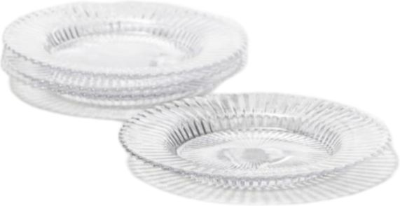 Fortessa - Archie Clear 8.5" Salad/Dessert Plate, Pack of 4 - ARCHIE.CL.06
