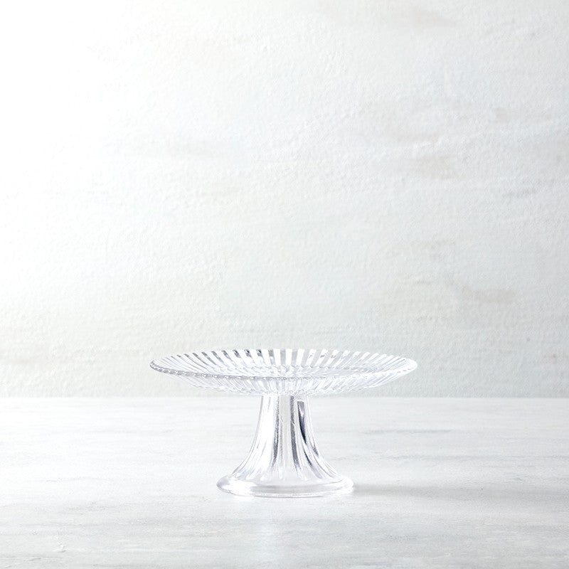 Fortessa - Archie Clear Mini Cake and CuPcake Stand - ARCHIE.CL.08
