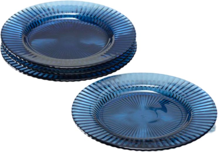 Fortessa - Archie Cornflower 10.6" Dinner Plate, Pack of 4 - ARCHIE.BL.05