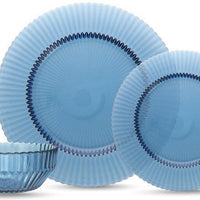Fortessa - Archie Cornflower 12 Pc Glass Dinnerware Set - 12PPS.ARCHIE.BL