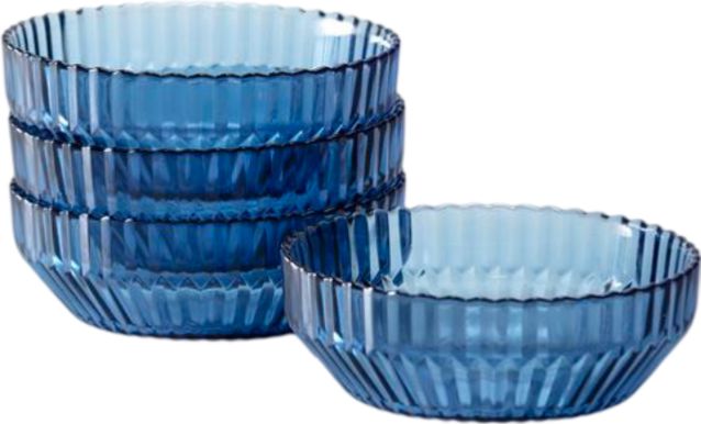 Fortessa - Archie Cornflower 22.8 Oz Cereal Bowl, Pack of 4 - ARCHIE.BL.07