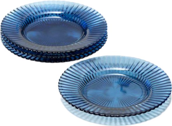 Fortessa - Archie Cornflower 8.5" Salad/Dessert Plate, Pack of 4 - ARCHIE.BL.06