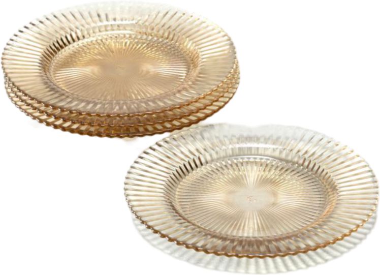 Fortessa - Archie Ginger Gold 10.6" Dinner Plate, Pack of 4 - ARCHIE.GG.05