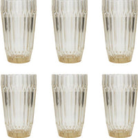 Fortessa - Archie Ginger Gold 14.8 Oz Iced Beverage Glass, Pack of 6 - ARCHIE.GG.03
