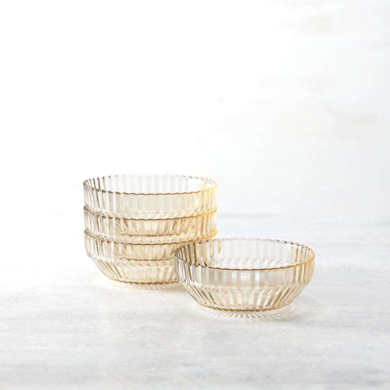 Fortessa - Archie Ginger Gold 22.8 Oz Cereal Bowl, Pack of 4 - ARCHIE.GG.07