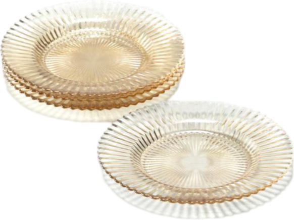 Fortessa - Archie Ginger Gold 8.5" Salad/Dessert Plate, Pack of 4 - ARCHIE.GG.06