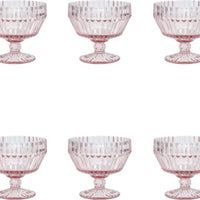Fortessa - Archie Pink 10 Oz Footed Dessert Bowl, Pack of 6 - ARCHIE.PK.02