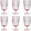 Fortessa - Archie Pink 14.2 Oz Goblet Glass, Pack of 6 - ARCHIE.PK.01