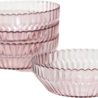 Fortessa - Archie Pink 22.8 Oz Cereal Bowl, Pack of 4 - ARCHIE.PK.07