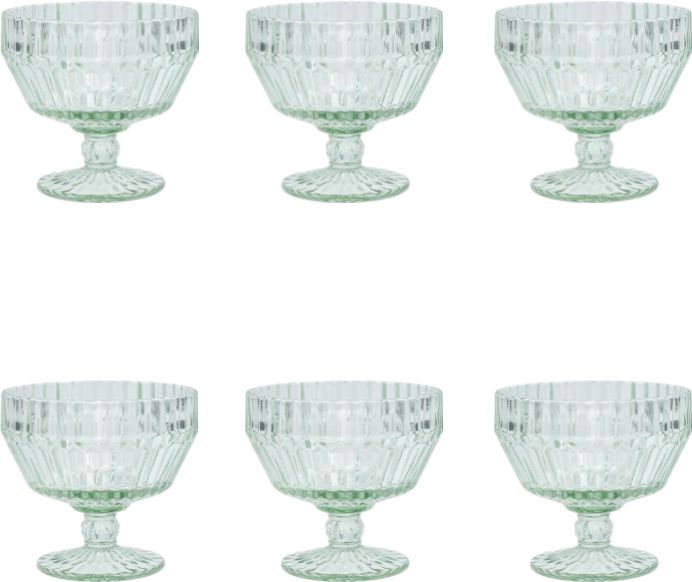 Fortessa - Archie Sage 10 Oz Footed Dessert Bowl, Pack of 6 - ARCHIE.SG.02