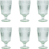 Fortessa - Archie Sage 14.2 Oz Goblet Glass, Pack of 6 - ARCHIE.SG.01