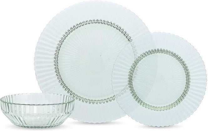 Fortessa - Archie Verde 12 Pc Glass Dinnerware Set - 12PPS.ARCHIE.VD