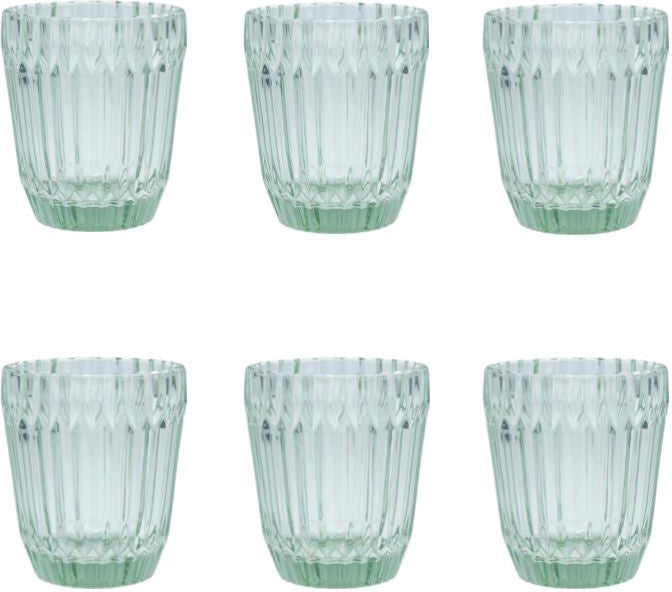 Fortessa - Archie Verde 12.5 Oz Double Old Fashioned Glass, Pack of 6 - ARCHIE.VD.04