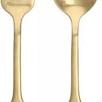 Fortessa - Ashton Brushed Gold 2 Pc Stainless Steel Serving Set - 2PPS-9B-111-05