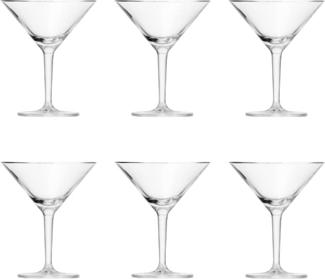 Fortessa - Basic Bar 5.9 Oz Martini Glass, Pack of 6 - 0029.115838