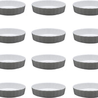 Fortessa - Basics 4.75"x1" Round Creme Brulee/Tart Dish, Pack of 12 - 5100.F0000.16