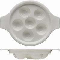 Fortessa - Basics 8.25" Escargot Dish with Handles, Pack of 6 - 5100.F0000.31