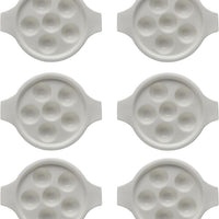 Fortessa - Basics 8.25" Escargot Dish with Handles, Pack of 6 - 5100.F0000.31