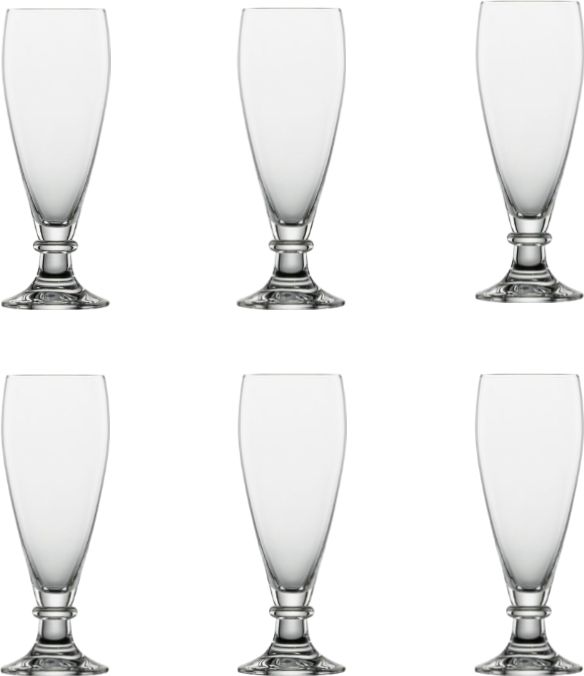 Fortessa - Beer Basic 13.9 Oz Brussels Pilsner Glass, Pack of 6 - 0022.865493