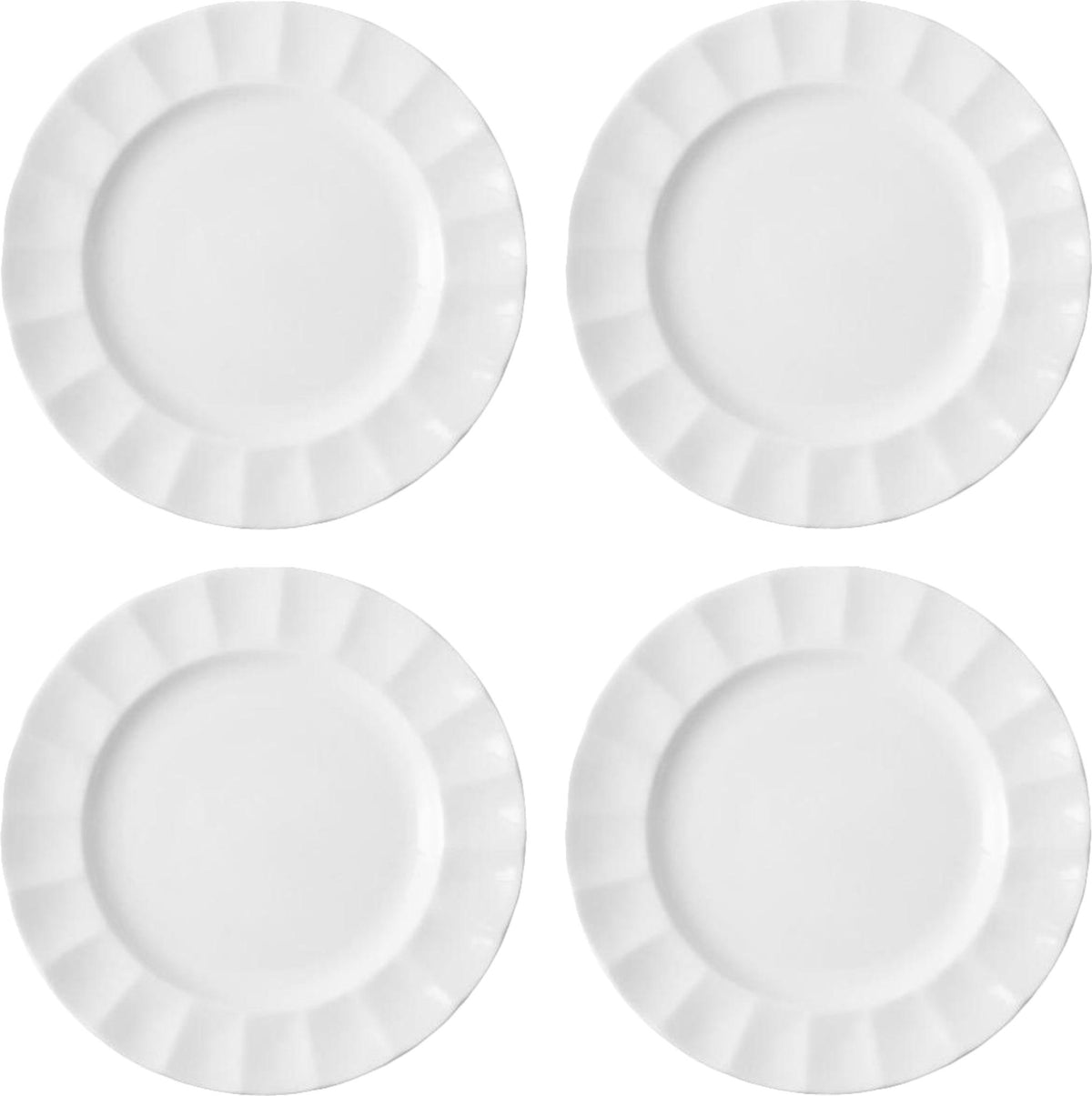 Fortessa - Blyss 10.6" White Dinner Plate, Pack of 4 - FBC-BL-102