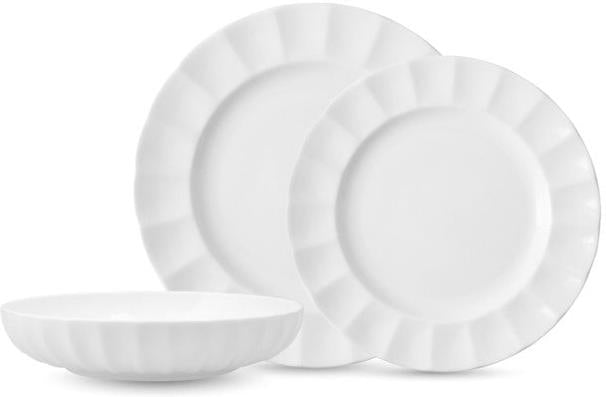 Fortessa - Blyss 12 Pc White Dinnerware Set - 12PPS-FBC-BL