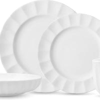 Fortessa - Blyss 16 Pc White Dinnerware Set - 16PPS-FBC-BL