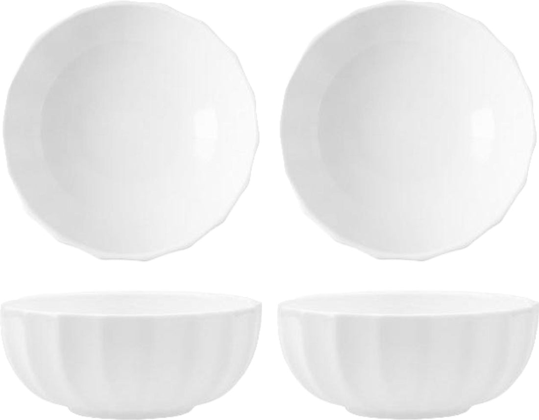 Fortessa - Blyss 4.7" 11 Oz White Bowl, Pack of 4 - FBC-BL-812