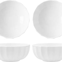 Fortessa - Blyss 4.7" 11 Oz White Bowl, Pack of 4 - FBC-BL-812