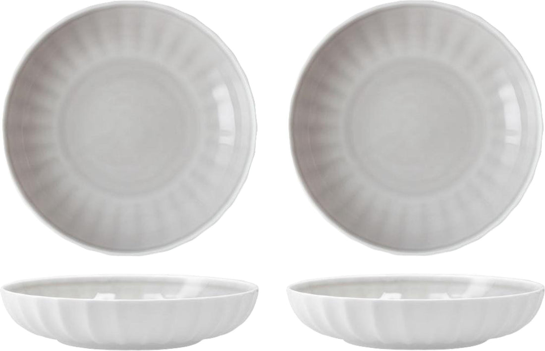 Fortessa - Blyss 8.6" 24 Oz Gray Bowl, Pack of 4 - FBC-BL-GY-810
