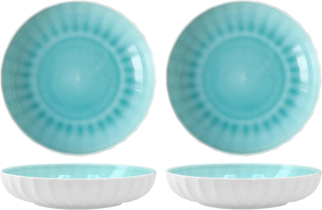 Fortessa - Blyss 8.6" 24 Oz Turquoise Bowl, Pack of 4 - FBC-BL-TQ-810