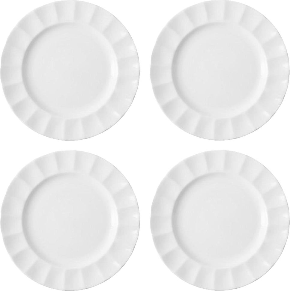 Fortessa - Blyss 9" White Salad Plate, Pack of 4 - FBC-BL-202
