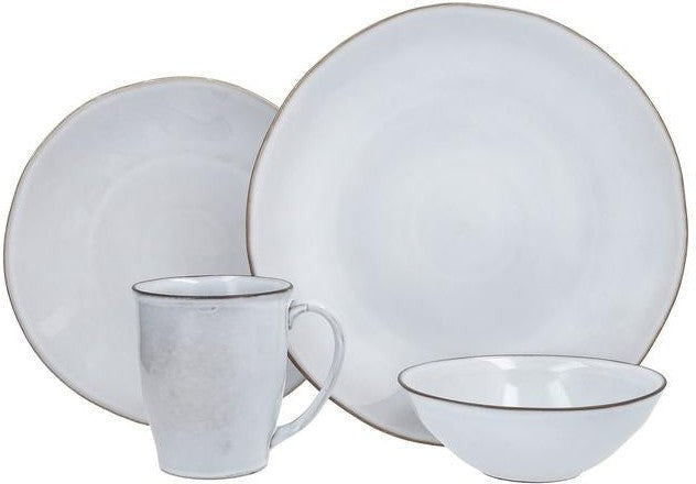 Fortessa - Bordo Stoneware 16 Pc Stone Dinnerware Set - 16PPS.BORDO.ST